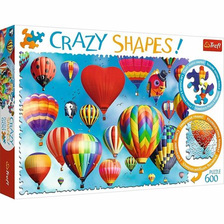 TREFL -11112 Crazy Shape Colourful Balloons Jigsaw Puzzle - 600 Piece Trefl-11112